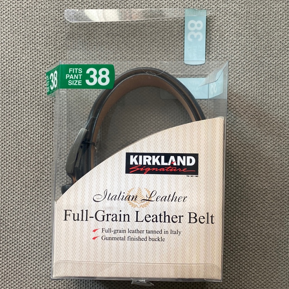 Mens size 38 belt